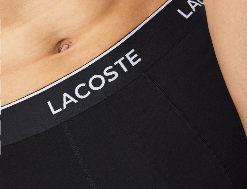 LACOSTE MEN'S LOW SPORT SOCKS 3- PACK