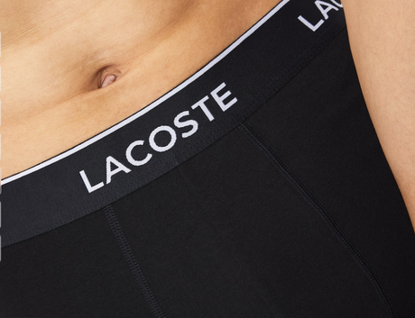 LACOSTE MEN'S LOW SPORT SOCKS 3- PACK