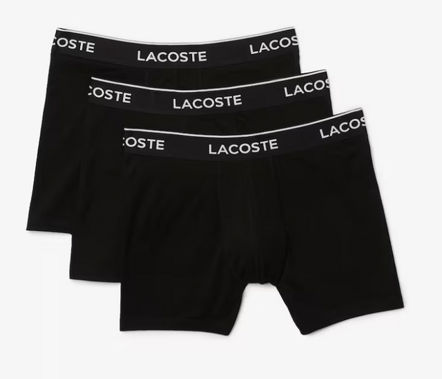 LACOSTE MEN'S LOW SPORT SOCKS 3- PACK