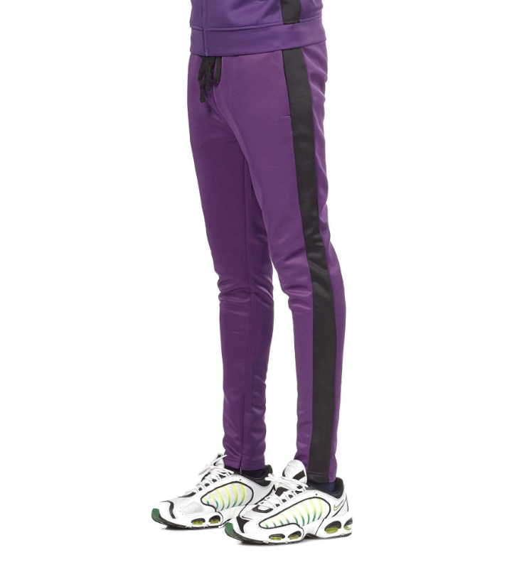 Rebel Minds - Track Pants - Purple / Black
