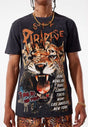 Jordan Craig - T Shirt - Sim Process Cheetah - Black