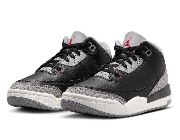 JORDAN 3 - HIGH TOP PRESCHOOL - CEMENT GREY REIMAGINED