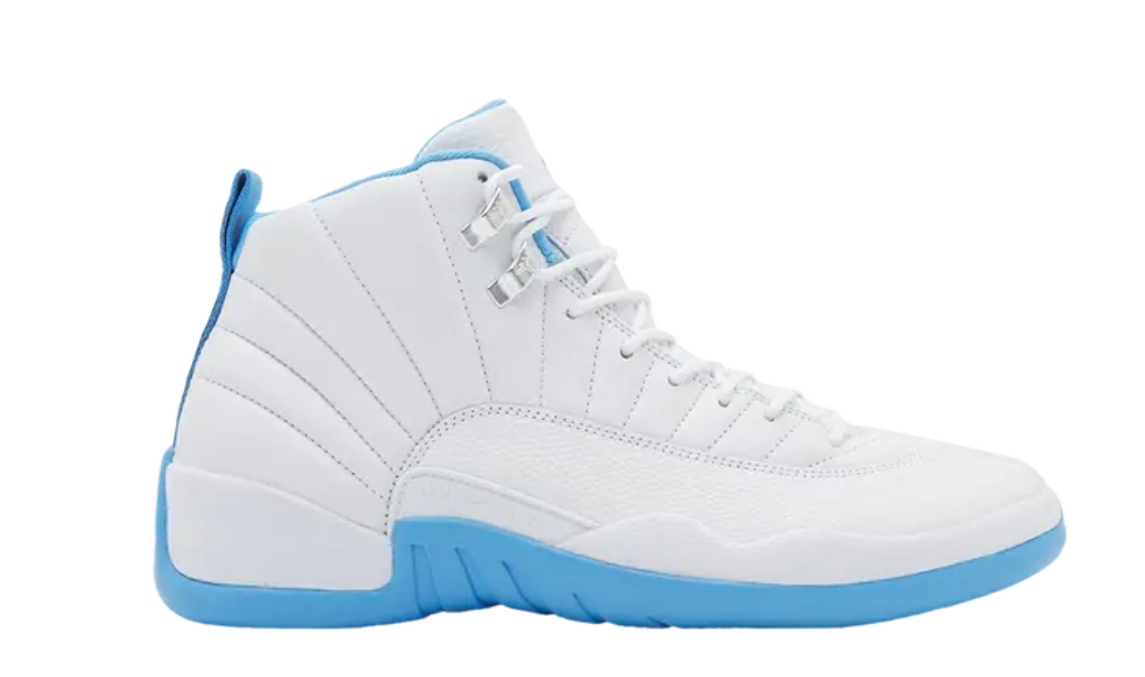 Jordan 12 High Top Melo White Blue
