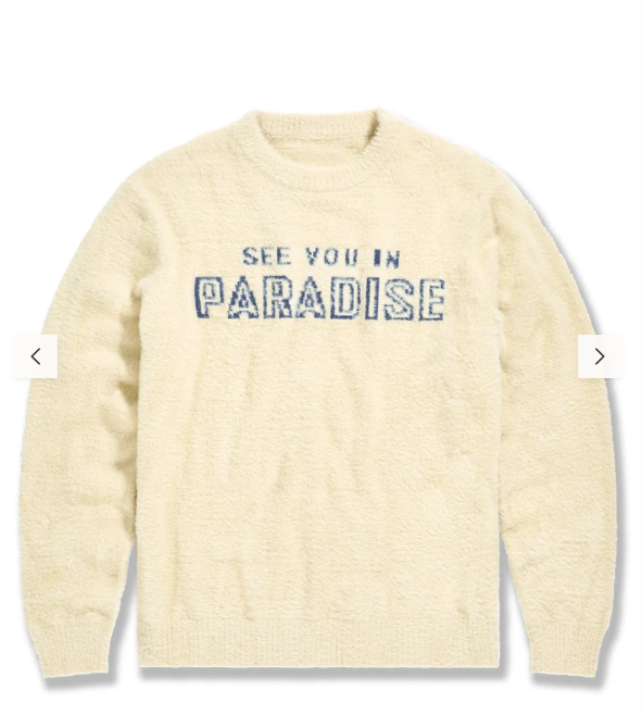 Jordan Craig See You In Paradise Plush Crew Neck Sweater Multi Colors