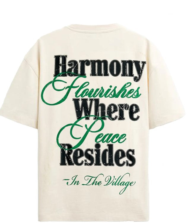 VILLAGE PEACE T-SHIRT MULTI COLORS