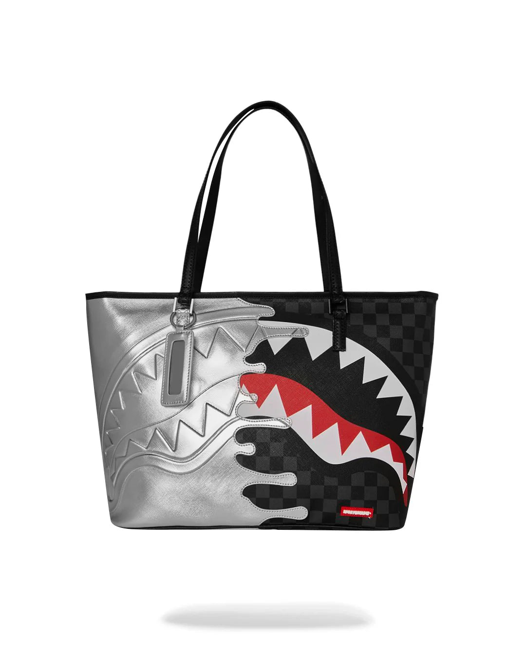Sprayground Silver Side Drip Tote