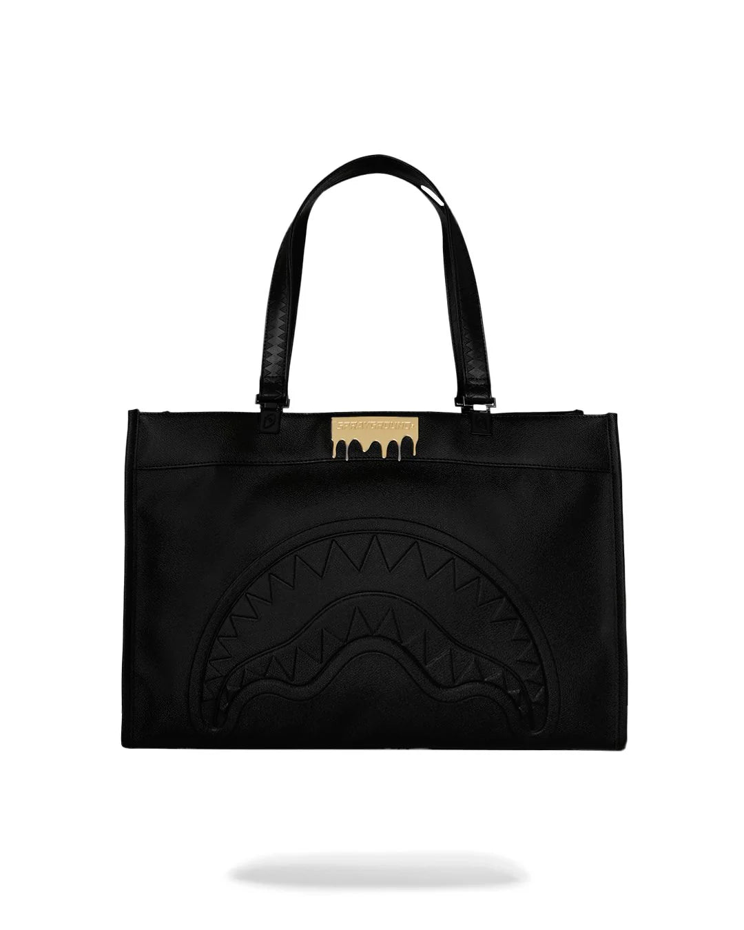 Sprayground Gold Brick Luxe Tortuga Tote