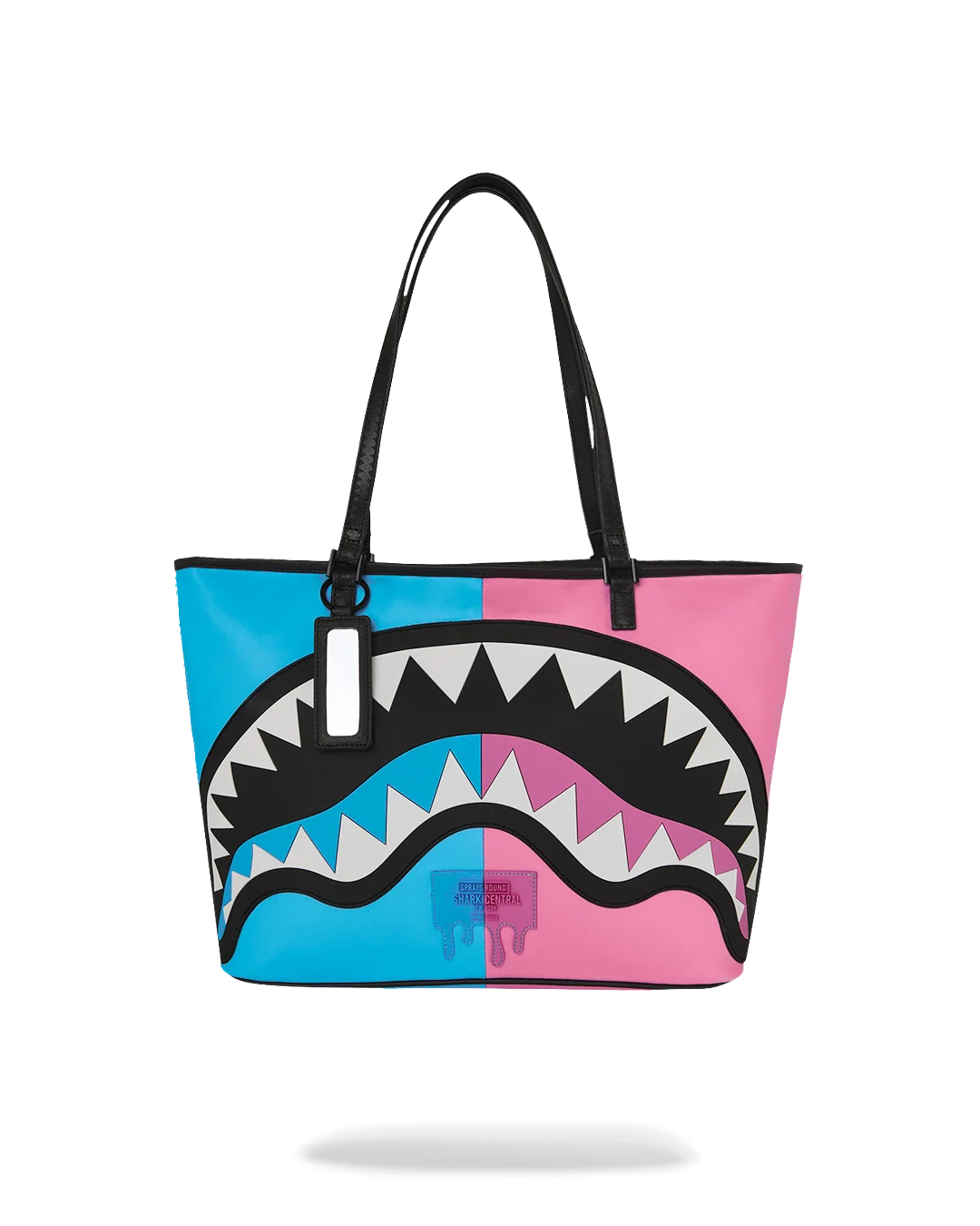 SprayGround Shark Central Cotton Candy Tote
