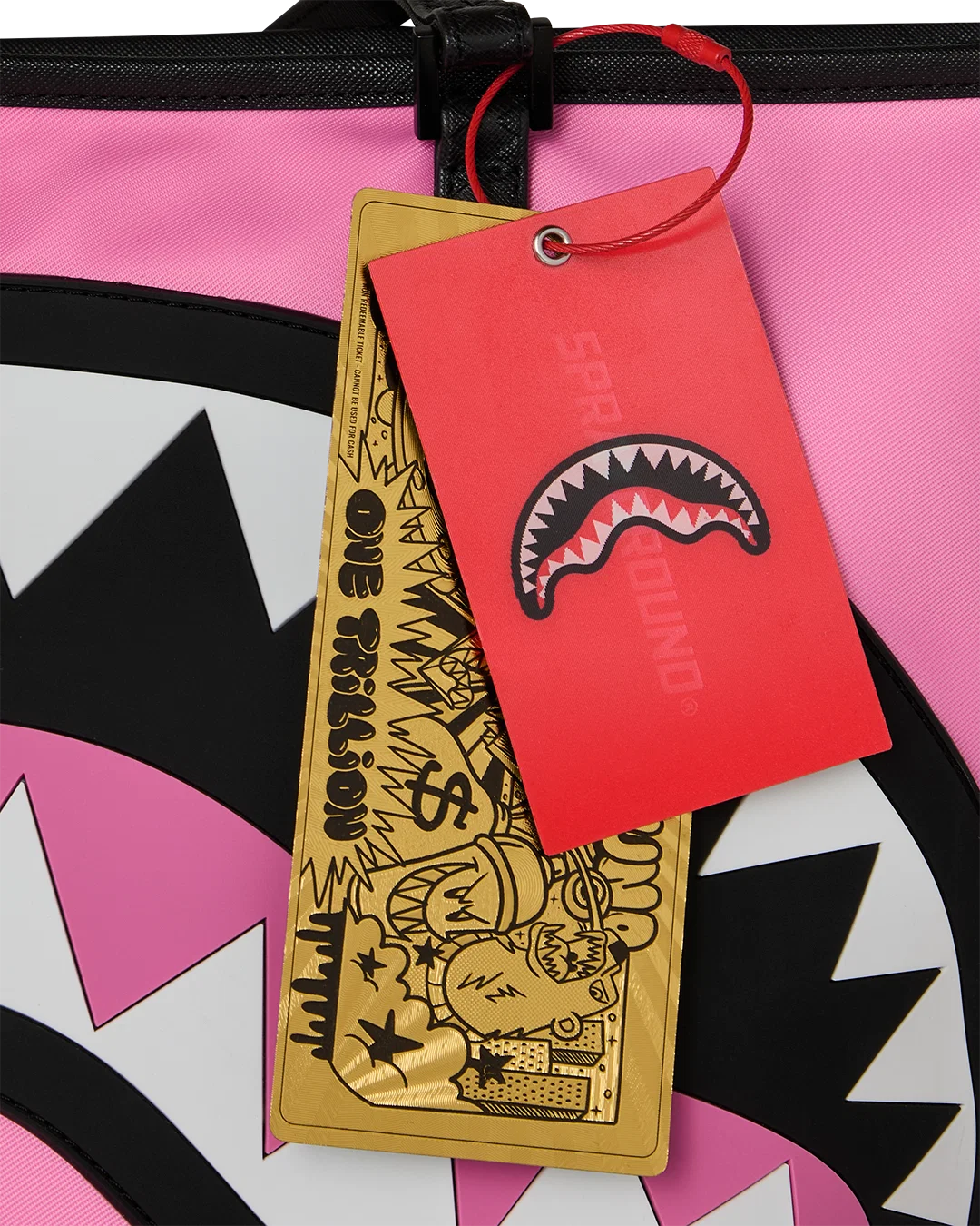 SprayGround Shark Central Cotton Candy Tote