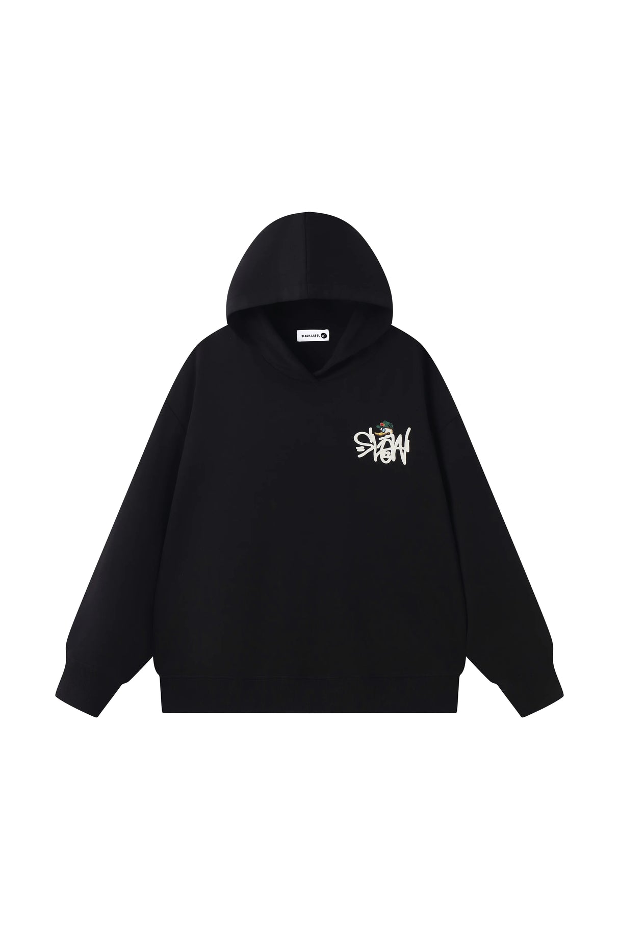 BLACK LABEL SLOW HOODIE BLACK