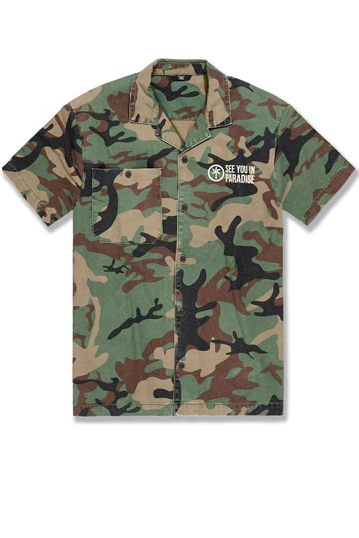 JORDAN CRAIG SYIP VINTAGE S/S WORK SHIRT VINTAGE CAMO