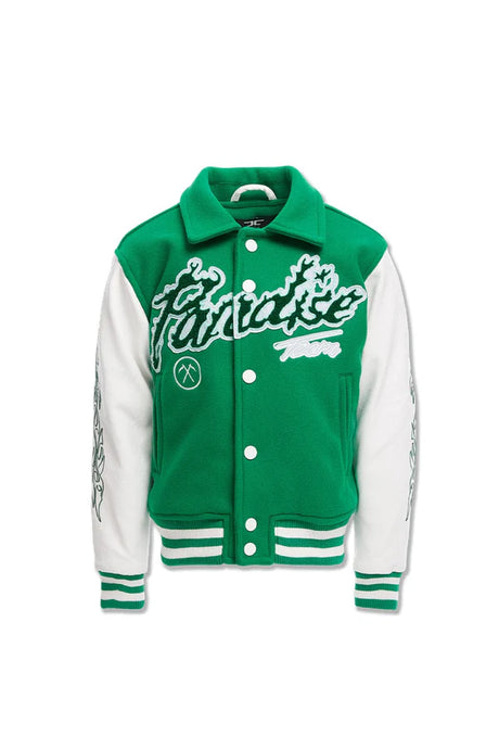 JORDAN CRIAG KIDS PARADISE TOUR VARSITY JACKET MULTI COLORS