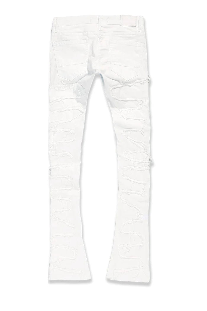Jordan Craig Jeans - Martin Stacked Inseam - Plaster - White