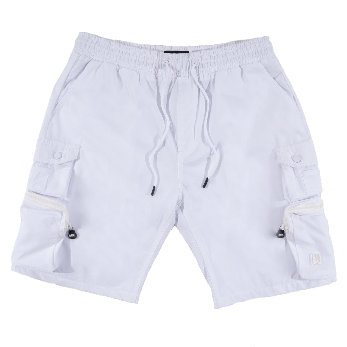 Makobi M633 Colton Nylon Spandex Cargo Shorts - White