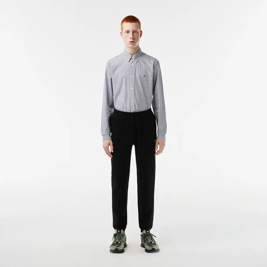 LACOSTE MEN’S ORGANIC COTTON SWEATPANTS BLACK