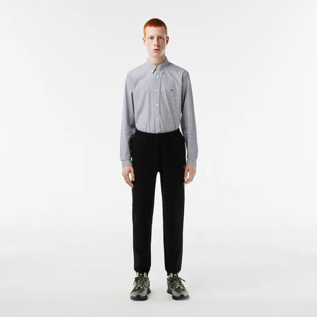 LACOSTE MEN’S ORGANIC COTTON SWEATPANTS BLACK