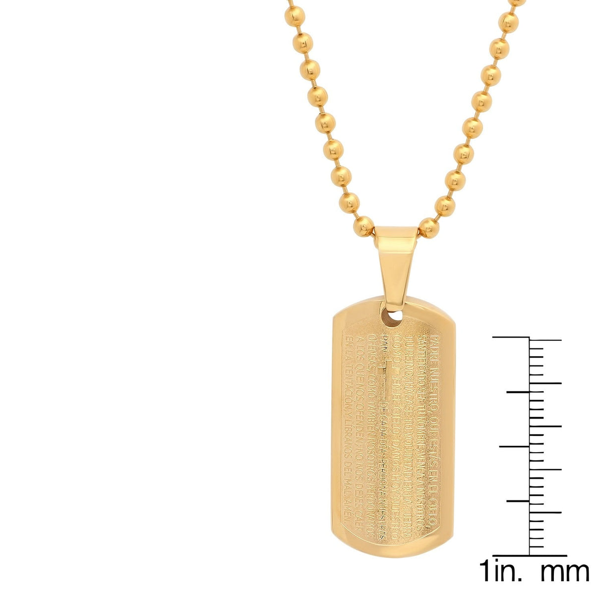 Padre Nuestro Prayer Pendant