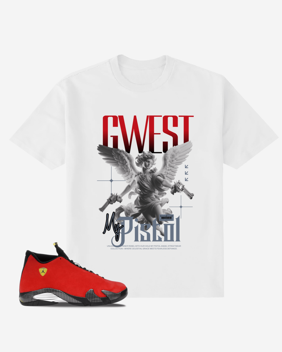 Angel Gun Streetwear Oversized T-Shirt