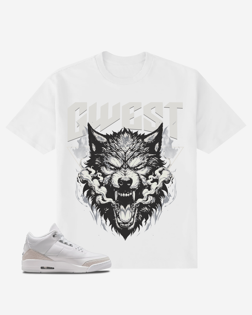 Angry Wolf Beast Oversized T-Shirt