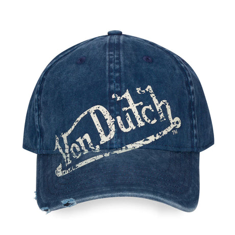 VON DUTCH BLUE DISTRESSED DAD HAT