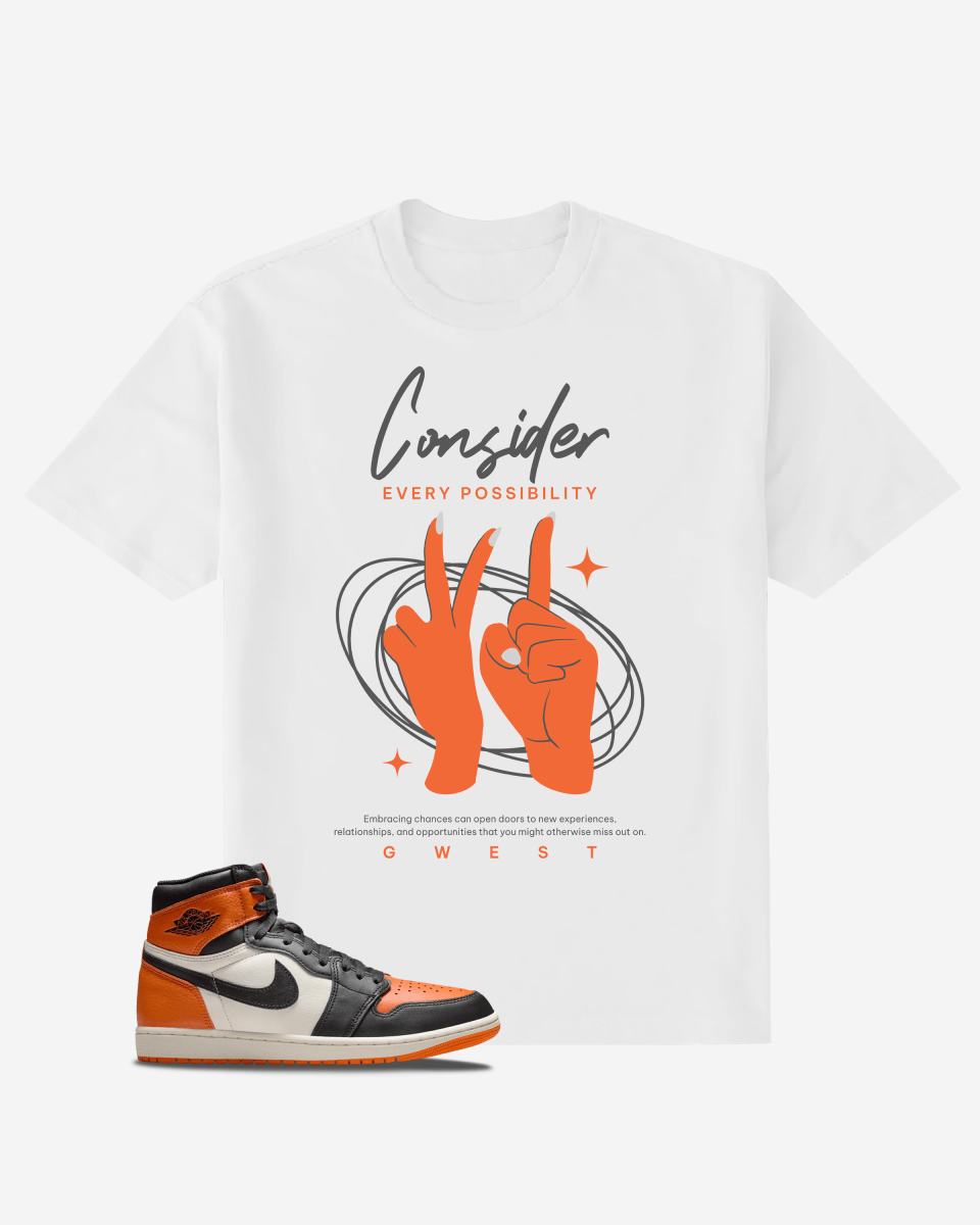 Consider Every Possibility Oversized T-Shirt