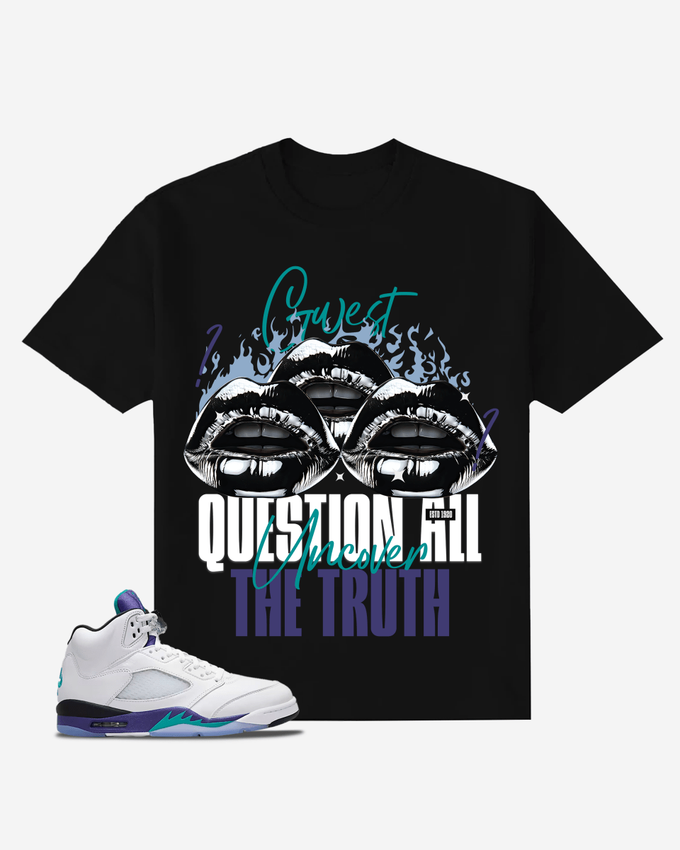 Don't Believe They Say Lips Oversized T-Shirt