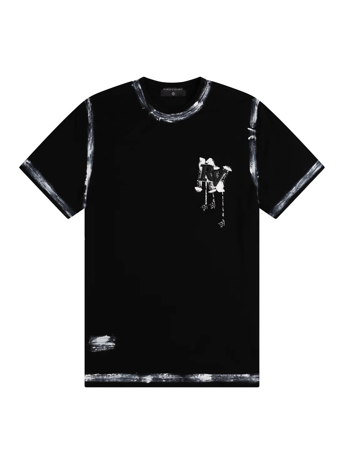 Roberto Vino Milano Drope Logo Slim Fit T-Shirt Multi Colors