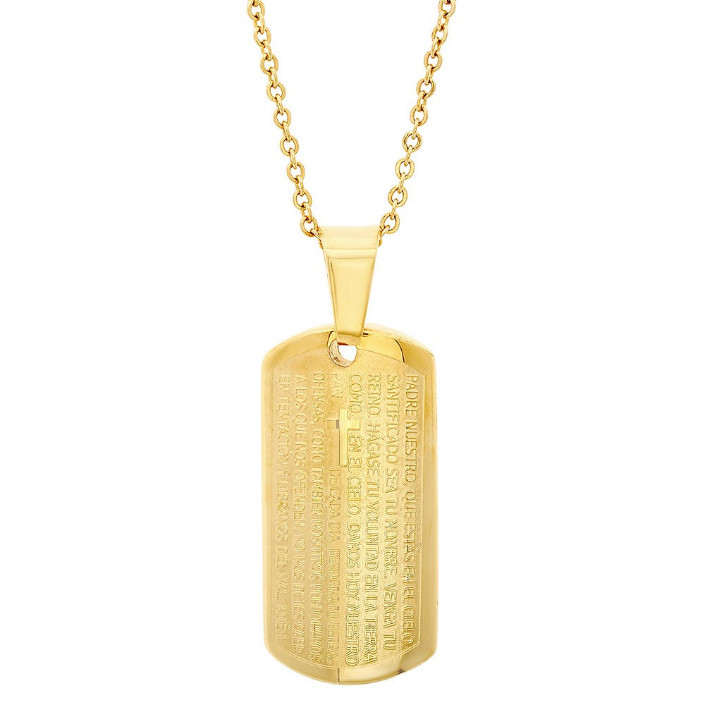 Padre Nuestro Prayer Pendant