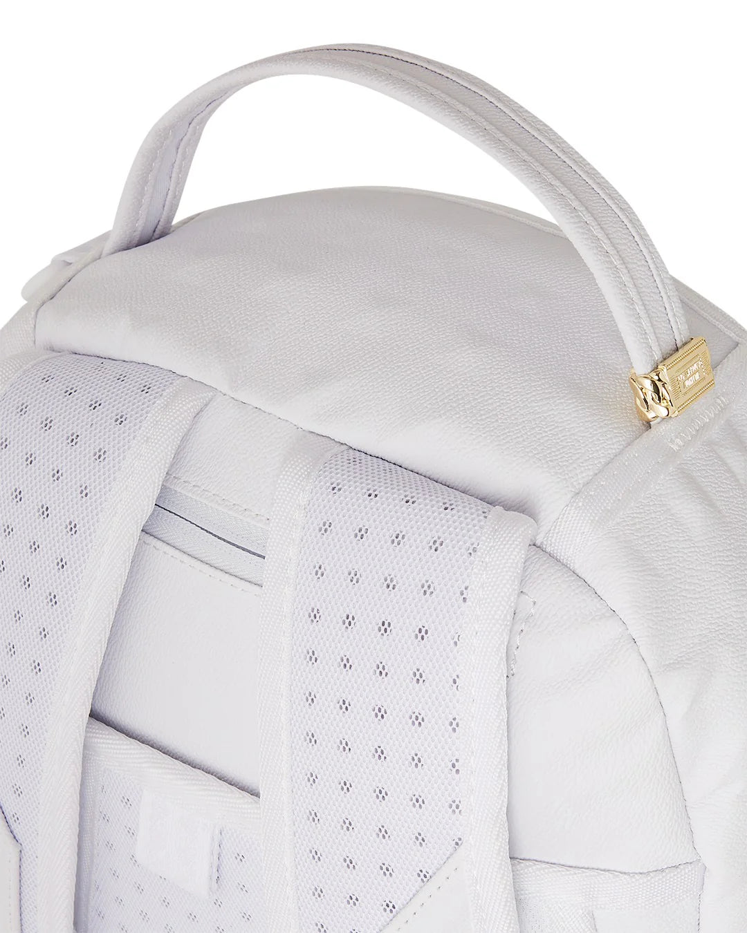 SPRAYGROUND WHITE PYRAMID DLX BACKPACK