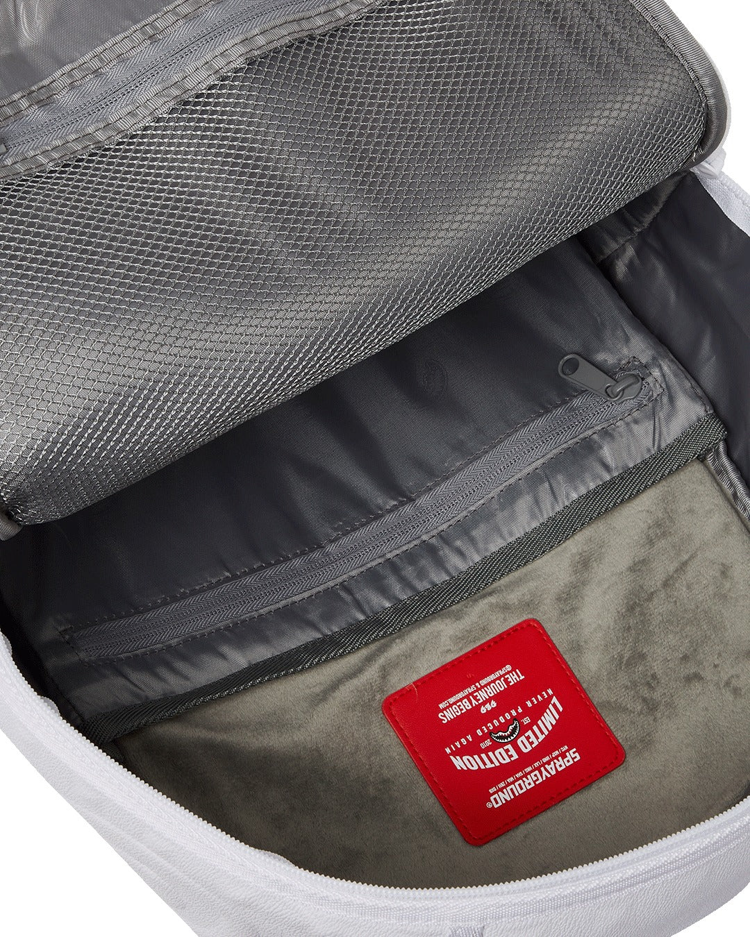 SPRAYGROUND WHITE PYRAMID DLX BACKPACK