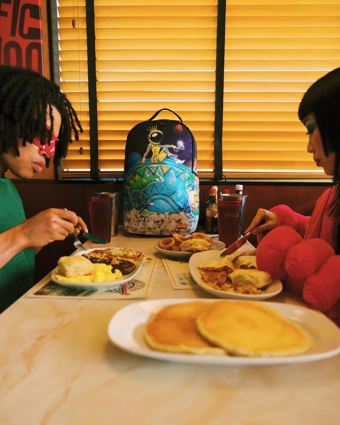 SPRAYGROUND NEW CHARACTER GALAXY DESIGN DLXR BACKPACK