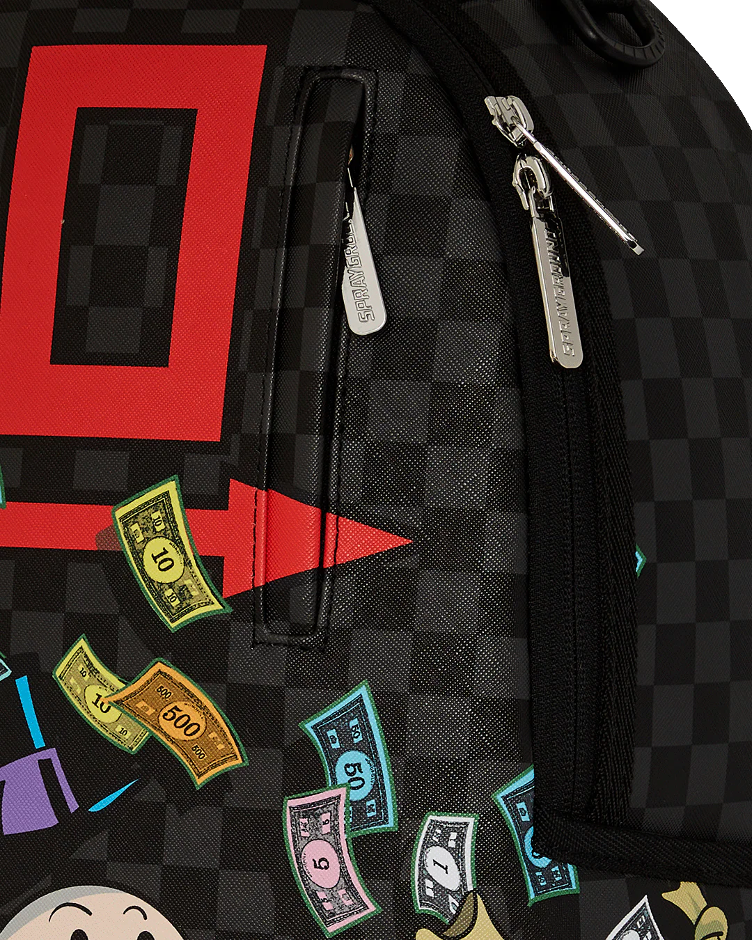 SPRAYGROUND MONOPOLY WHEEL BARREL BACKPACK