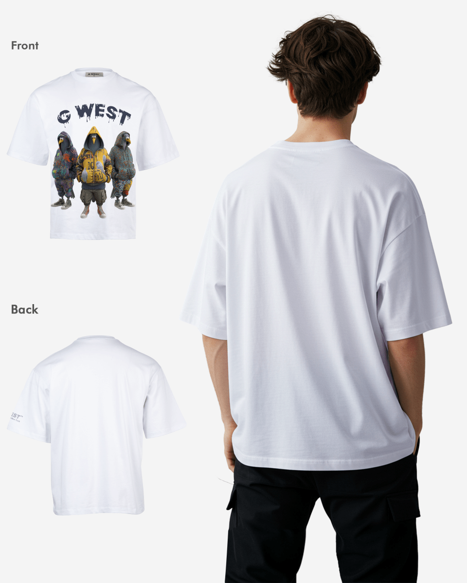 G West 3 Peigion Oversized Tee