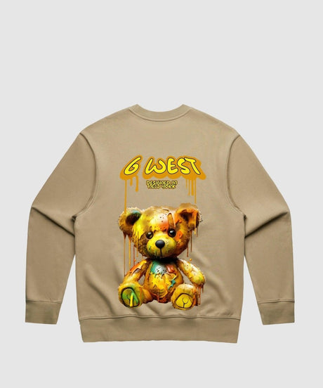G West Acid Bear Heavy Premium Crewneck
