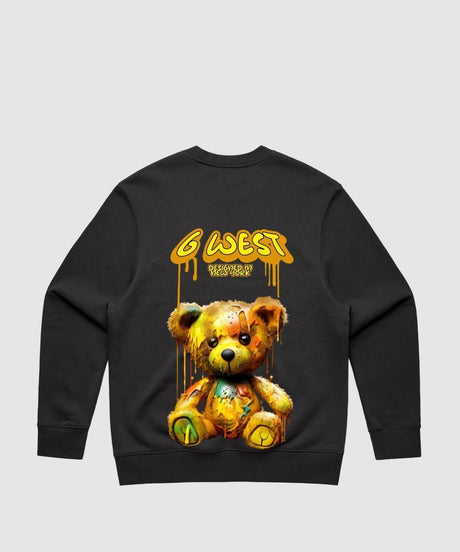 G West Acid Bear Heavy Premium Crewneck