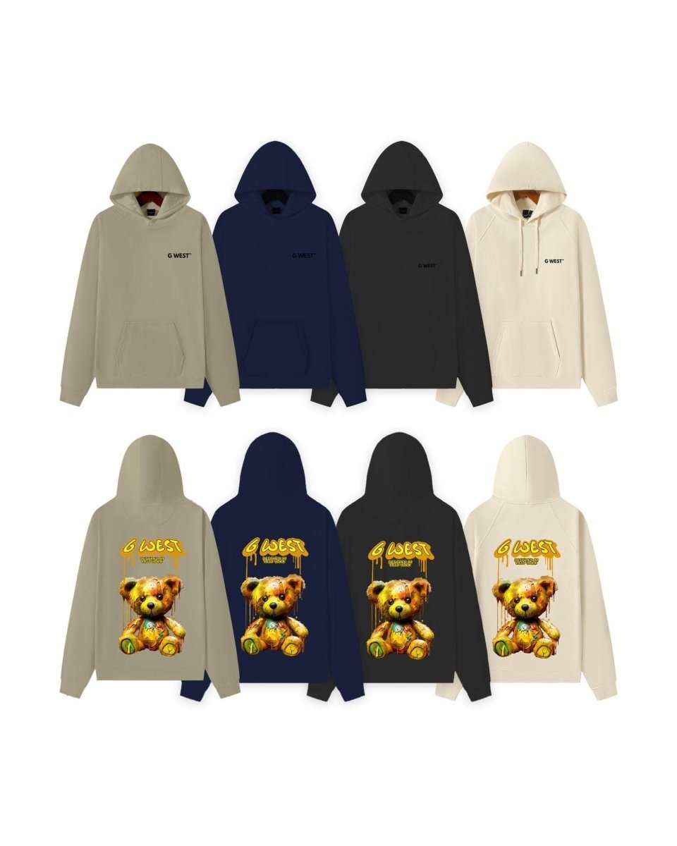 G West Acid Bear Heavy Premium Oversize Hoodie