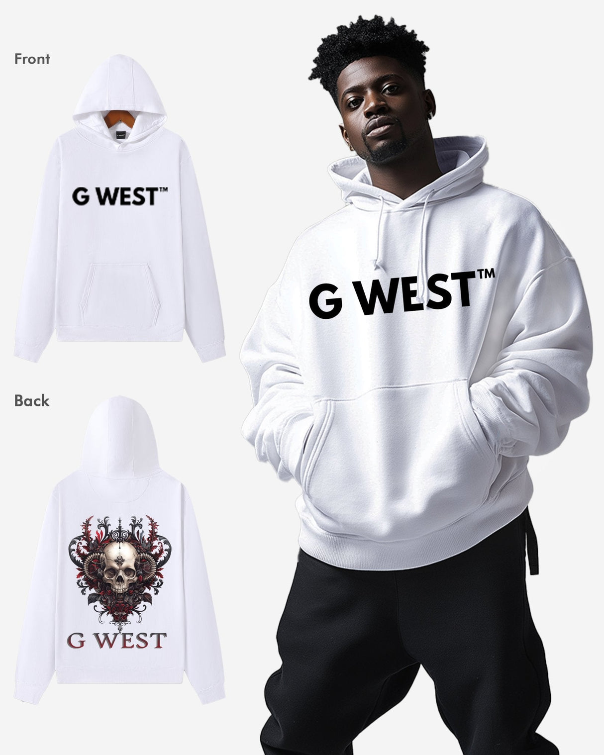 G West Afflicted Times Oversize HOODIE