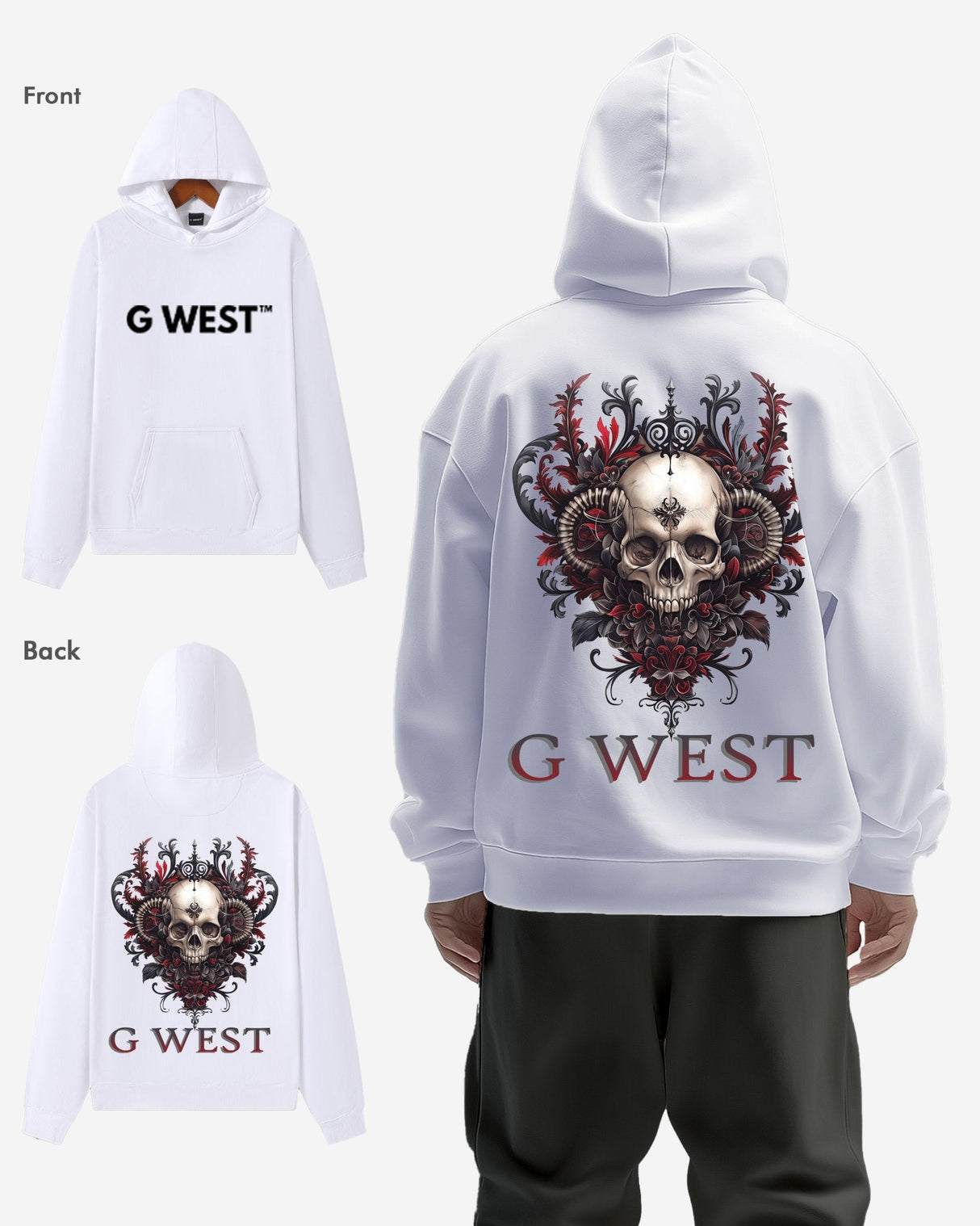 G West Afflicted Times Oversize HOODIE