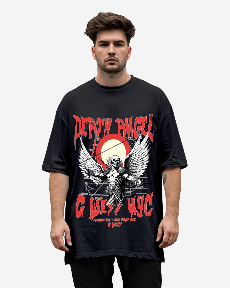 G WEST ANGEL OF DEATH T SHIRT Big and Tall