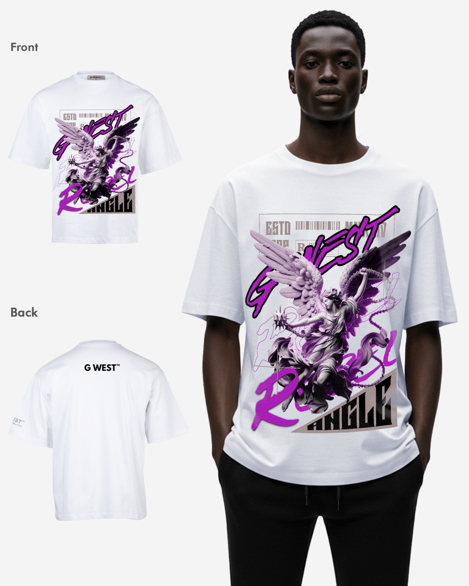 G-WEST ANGLE OVERSIZED TEE