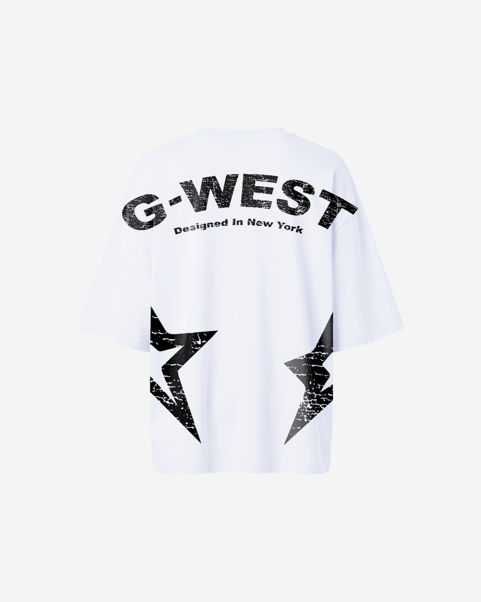 G West Arch Logo Oversized Tee - Women
