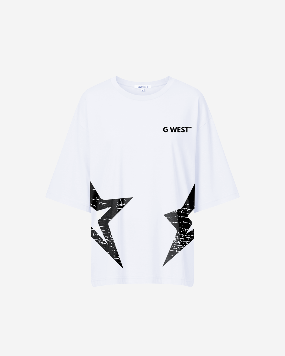G West Arch Logo Oversized Tee - Women