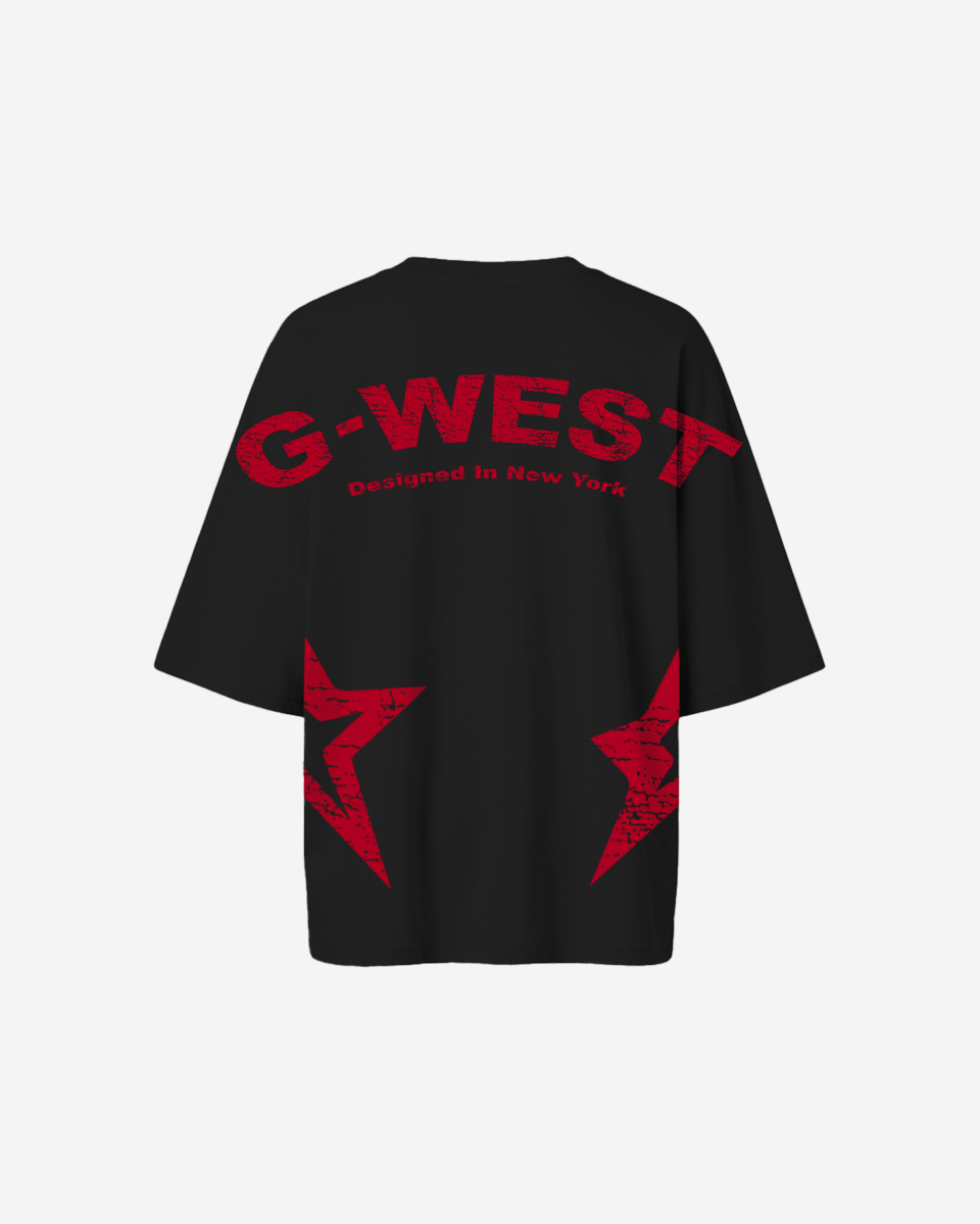 G West Arch Logo Oversized Tee - Women