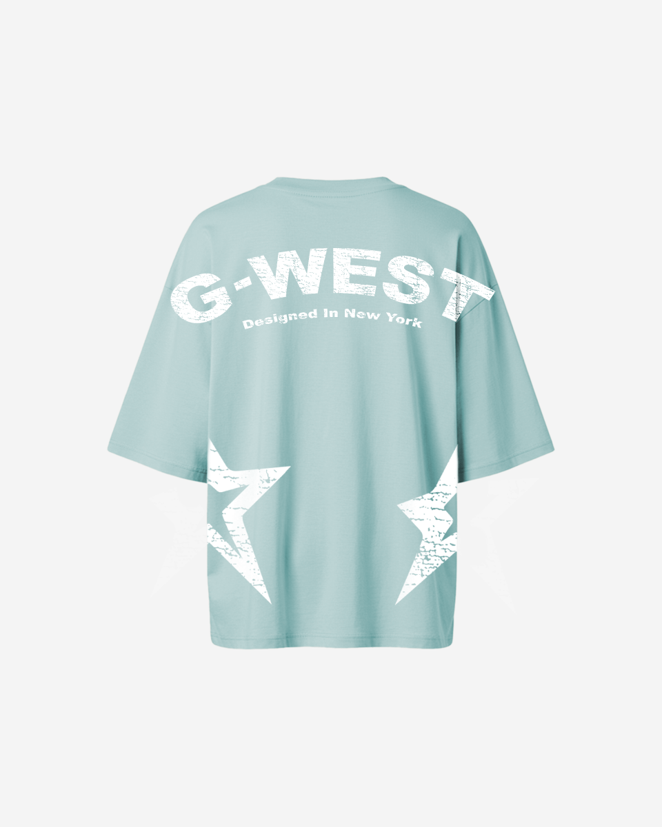 G West Arch Logo Oversized Tee - Women