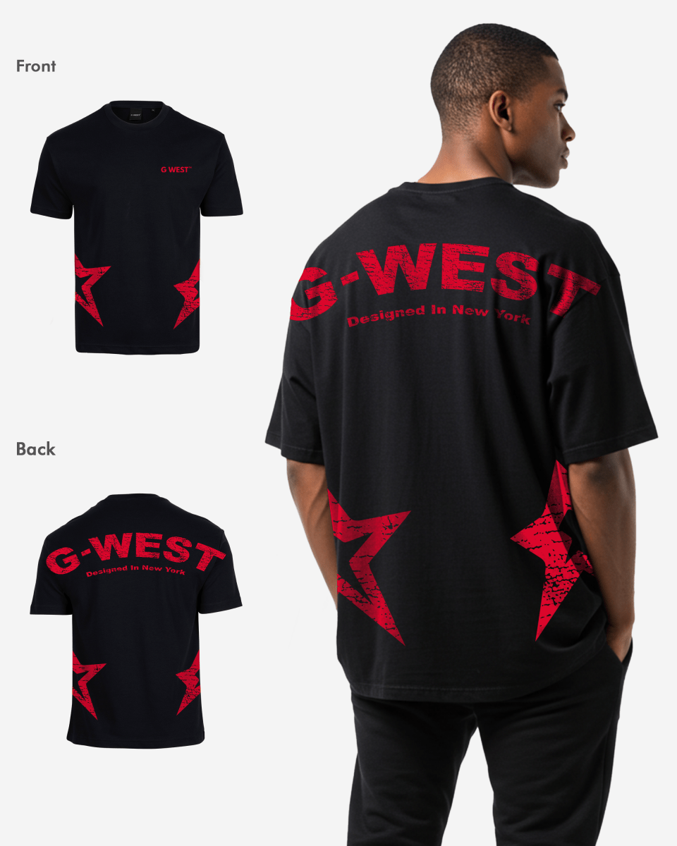 G West Arch Logo Oversized Tee
