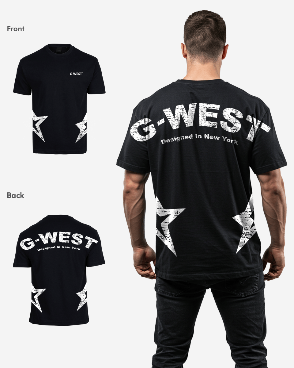 G West Arch Logo Oversized Tee