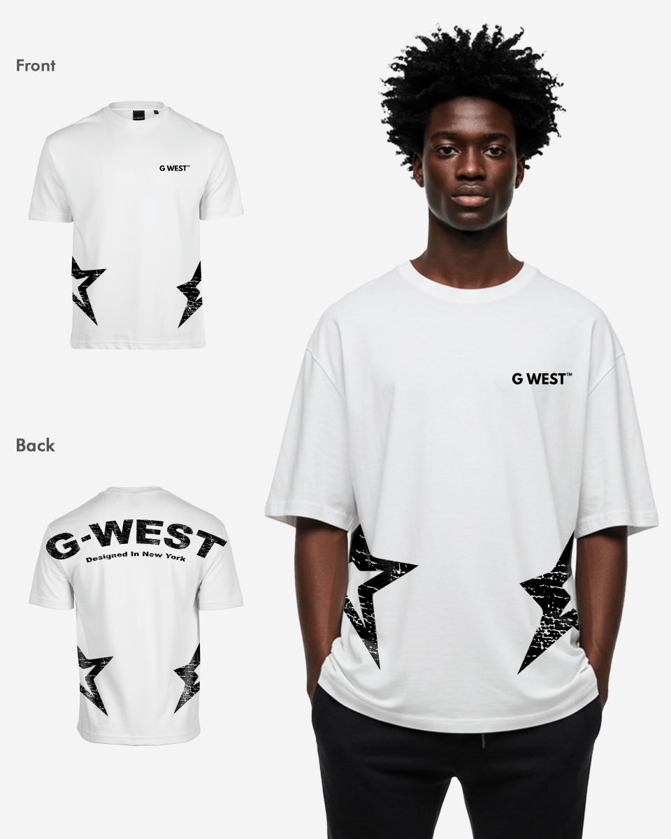 G West Arch Logo Oversized Tee