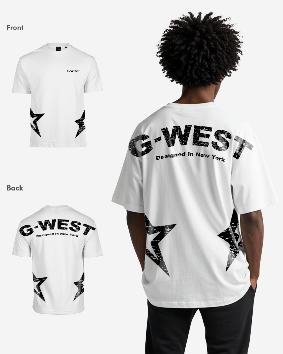 G West Arch Logo Oversized Tee