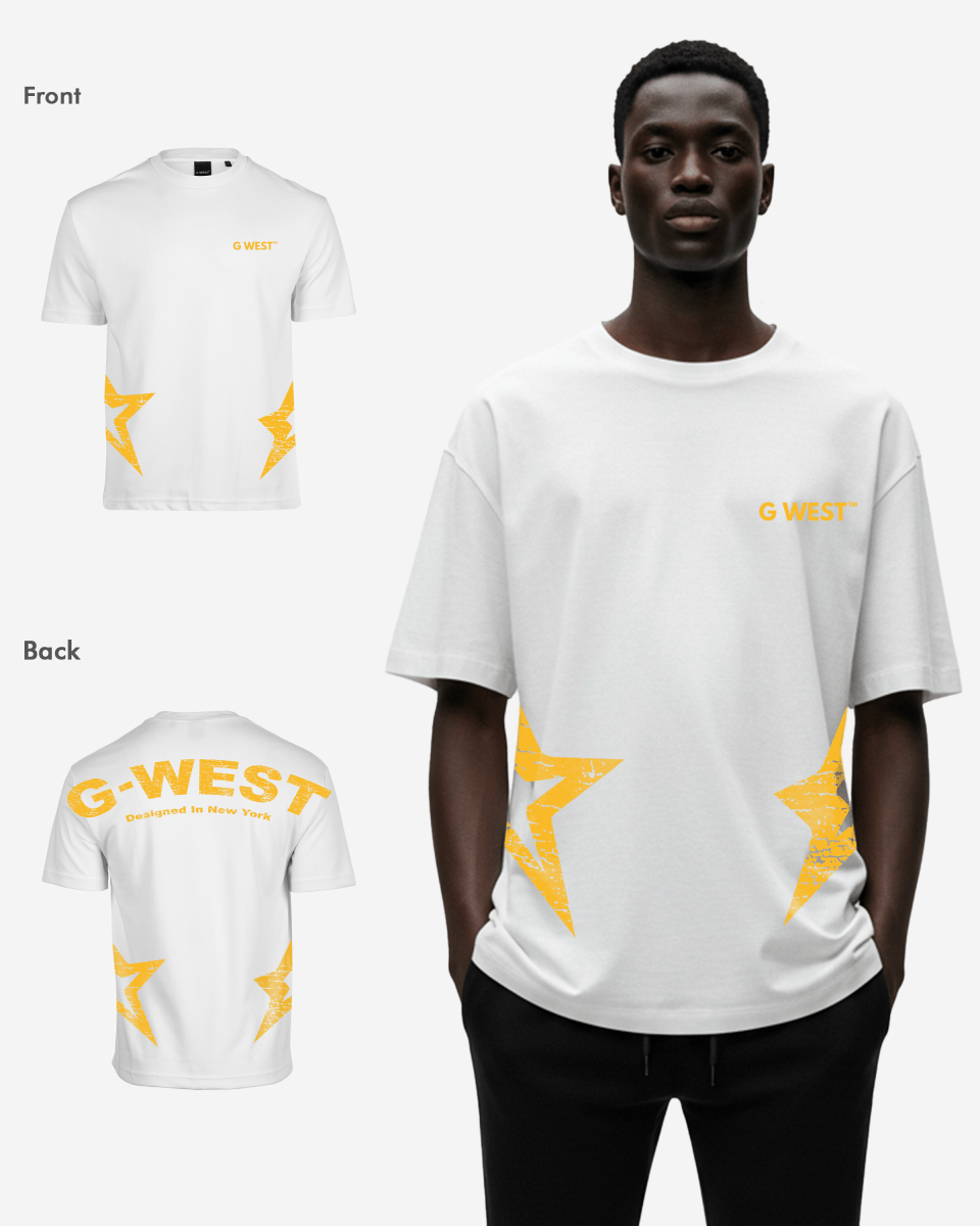 G West Arch Logo Oversized Tee