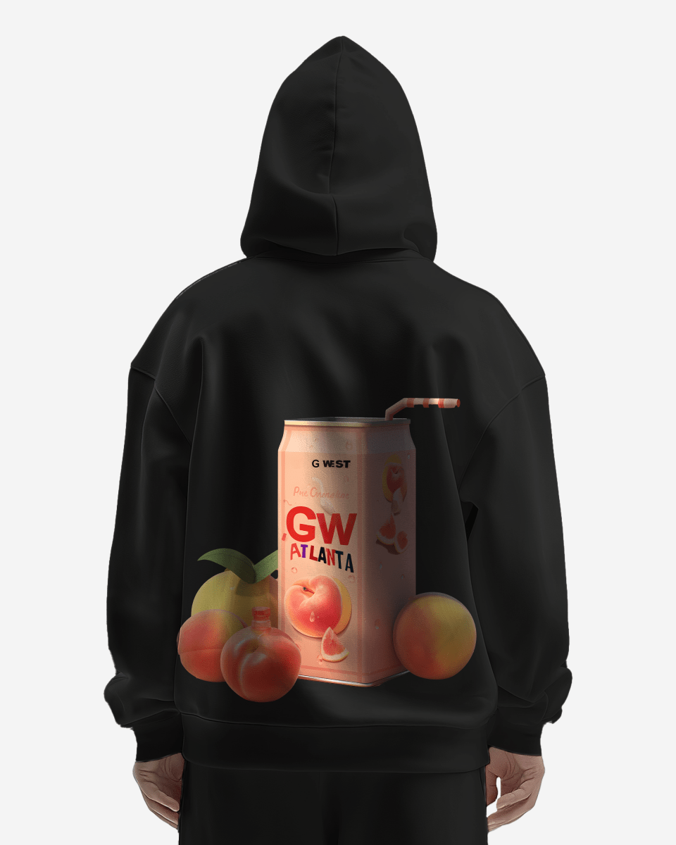 G West Atlanta Peach Heavy Premium Oversize Hoodie